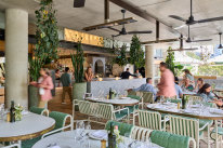 Hellenika has reopned at The Caile Hotel.