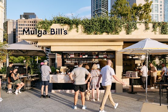 Mulga Bill’s is open daily from 6am until late.