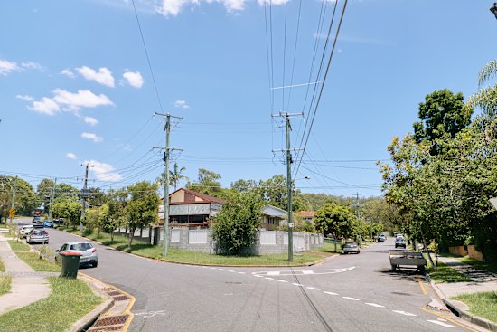 The streets of Keperra, a suburb 12 kilometres north-west of the city.