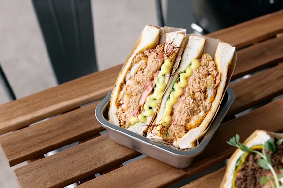 Sincerity by Jacorey’s chilli tuna mayo sandwich