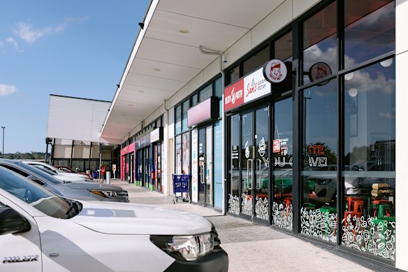 You’ll find Fatty Patty and sister venue Sam’s Gourmet Pizzas at Underwood Marketplace.