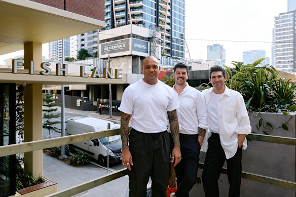 Fanda Group’s Maui Manu, Ollie Hansford and David Flynn.