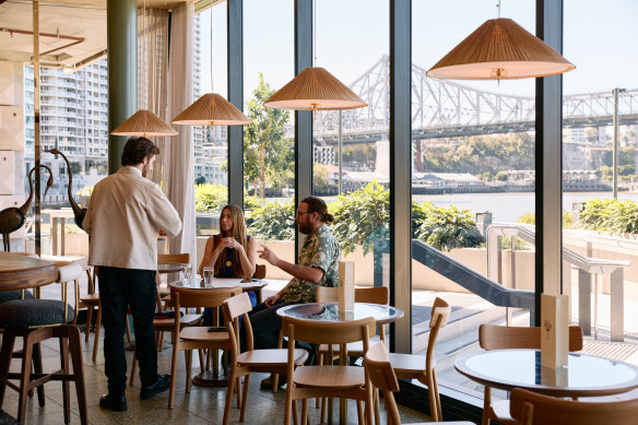 Supernormal exchanges Melbourne’s inner-city laneways for views of Brisbane River and the Story Bridge.