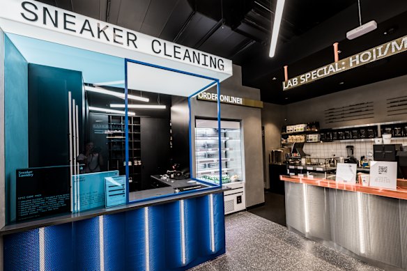 Sneaker Laundry at Martin Place. 