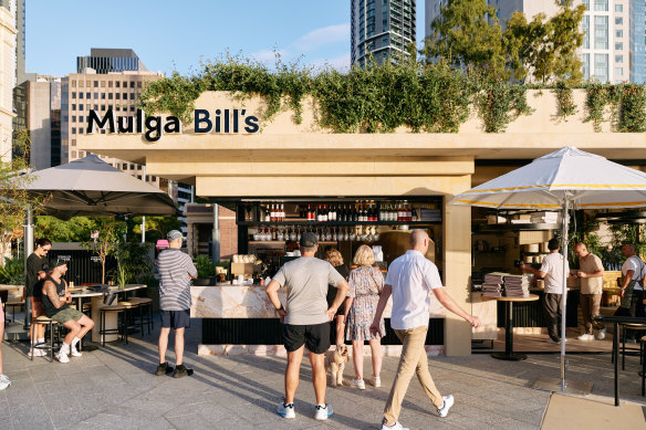 Mulga Bill’s is open daily from 6am until late.