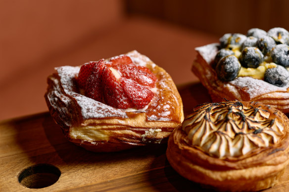 Doughcraft’s decadent Danishes are present and correct.