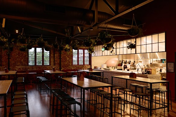 Beaumont’s internal seating area includes a completely reworked kitchen.