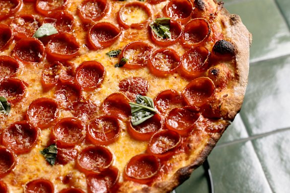 Donnie’s pepporoni pizza.