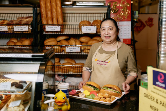 Huong Trinh photographed at Minh Tan in Inala Plaza.