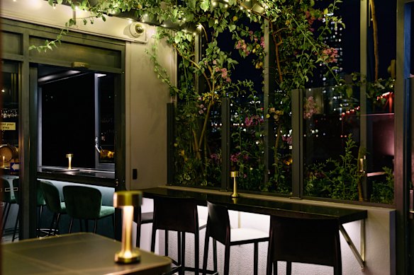 The bar is a much greener space these days, reflecting its bucolic outlook.