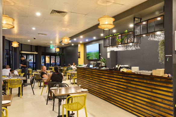 Owners Sam Weerappuli and Nirosha Jayasekara have given the restaurant a simple but smart fit-out.
