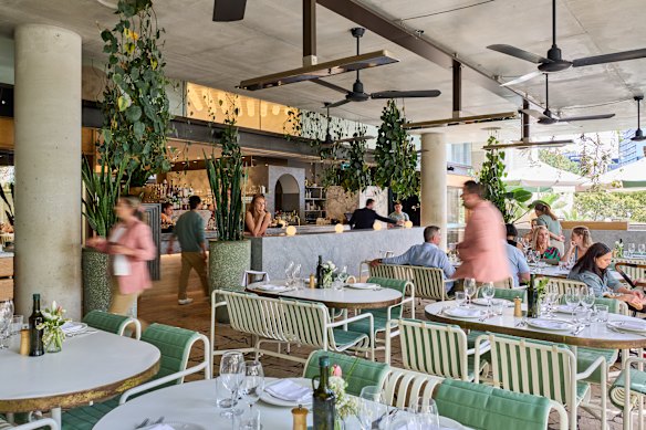 Hellenika restaurant at The Calile Hotel.