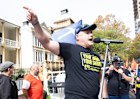 ETU NSW secretary Allen Hicks at a May Day rally last year.