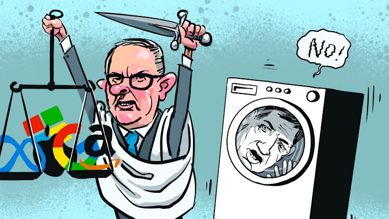 A washing machine has more safeguards than the web, and the Libs are in a full spin cycle