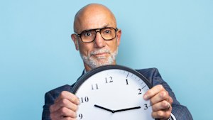15 Mins with the Boss Podcast guest Graham Kittle, CEO of Heidrick & Struggles, in North Sydney on June 26, 2025. Photo: Dominic Lorrimer