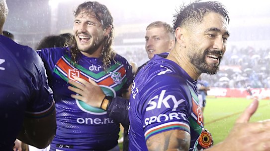 Shaun Johnson came back to haunt his former club in the Warriors’ come-from-behind win over Cronulla.