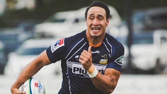 Ready to fly: Lausii Taliauli has been called into the Brumbies starting side this week.