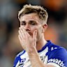 Lachie Galvin was booed relentlessly by fans of his former club.