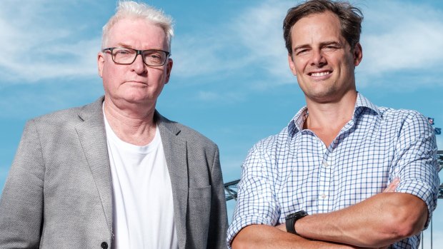 Plato Investments fund managers Don Hamson, left. and David Allen are launching a new ‘Net Zero’ fund using a technique called ‘green shorting’ 