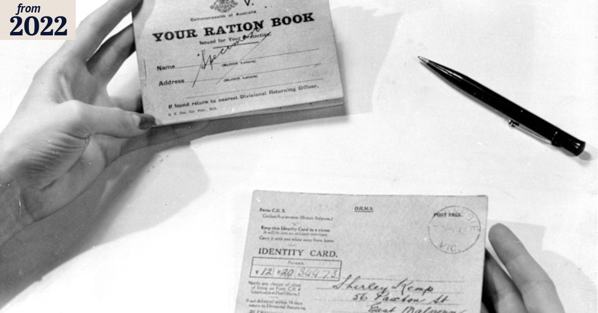 From the Archives, 1942: Ration books issued