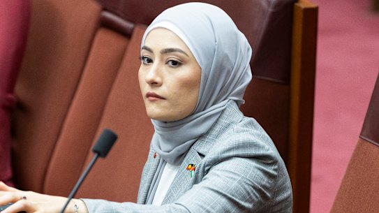 Labor Senator Fatima Payman said Israel was conducting a genocide in Gaza.