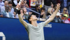 Jannik Sinner of Italy after defeating Taylor Fritz of the US in the men’s singles final of the US Open. 