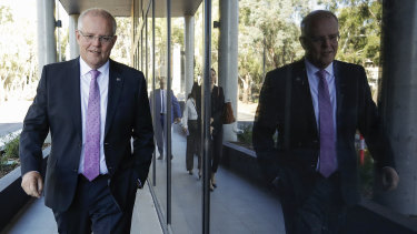 Prime Minister Scott Morrison credits the government's restraint for the improved budget.