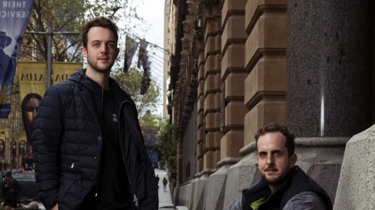 Robbie and James Ferguson, founders of Immutable, a platform for trading non-fungible tokens.
