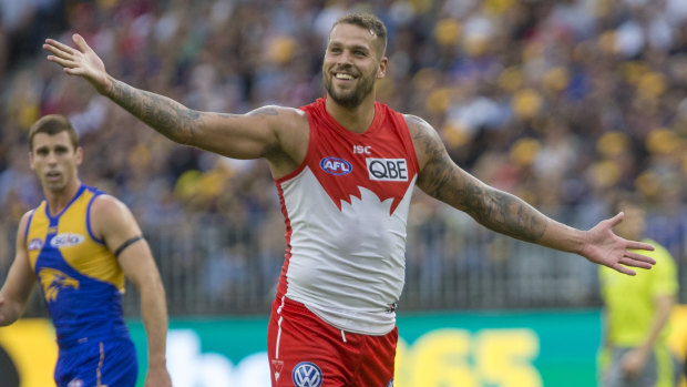 Buddy Franklin kicked eight goals when the sides last met in round 1 at Optus Stadium.