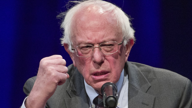 Democratic presidential contender Bernie Sanders has a colossal online support base.