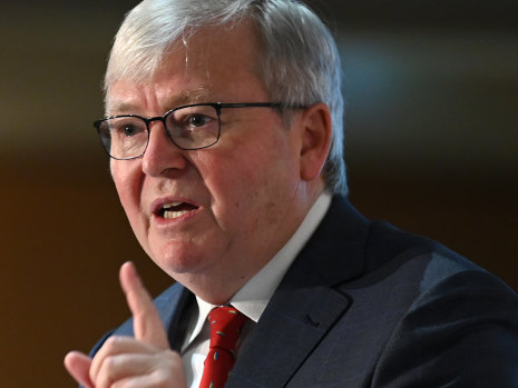 Former prime minister Kevin Rudd. 