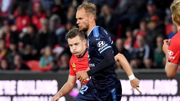 Injured: Siem De Jong won't be in Adelaide for Sydney FC's bid to win back-to-back FFA Cups.