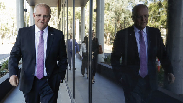 Prime Minister Scott Morrison credits the government's restraint for the improved budget.