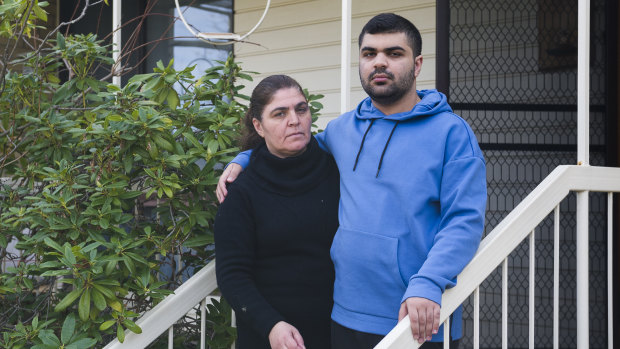 Safaa Ferkh's son Abdul wasn't allowed to go back to school for four months after a suspension.