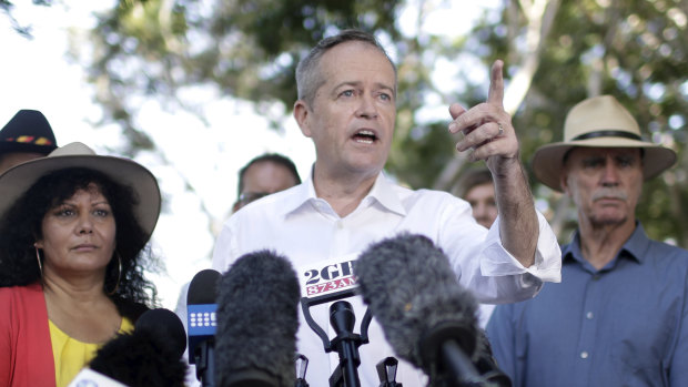Bill Shorten campaigning in Darwin.