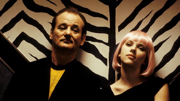 Bill Murray and Scarlett Johansson in Lost in Translation. 