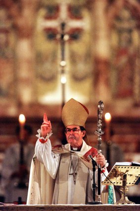 Keith Rayner’s last service as archbishop of Melbourne.