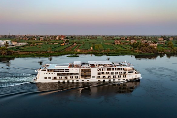 Cruising the Nile River with Viking Osiris.