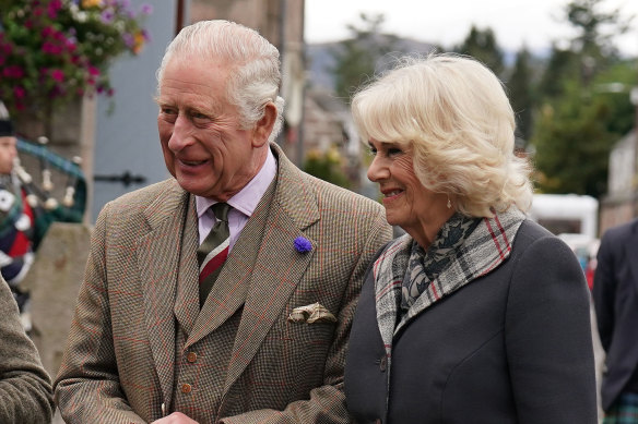 King Charles III and the Camilla, Queen Consort.