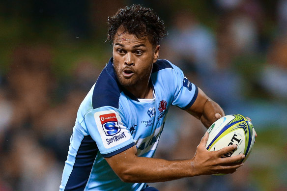 Karmichael Hunt is one of four Waratahs set to miss the first Super Rugby Au match through injury.