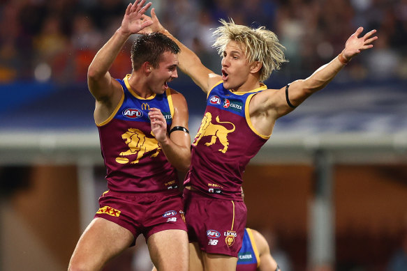 Darcy Wilmot and Kai Lohmann have become regular faces, despite their youth, in the Lions’ line-up.