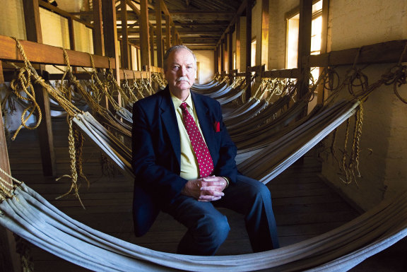 Author and journalist Robin Adair at Hyde Park Barracks in 2009.