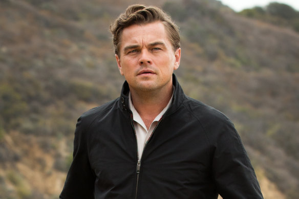 Globe frontrunner: Leonardo diCaprio plays Rick Dalton, a big-time actor who fears he is a has-been, in Once Upon a Time ... in Hollywood. 