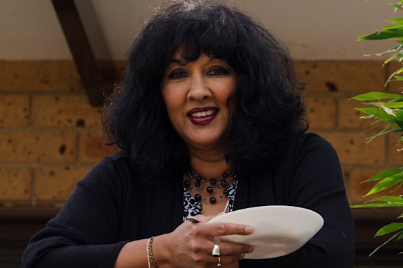 Raina MacIntyre on the balcony of her Wahroonga home. Her approach is always "prepare for the worst, hope for the best".
