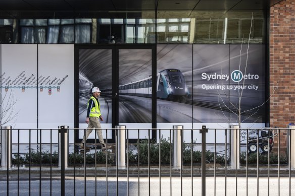 The proposed development is about 350 metres from the Crows Nest metro station, which opened in August.