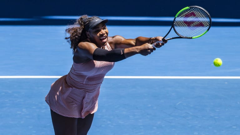Serena Williams has had a successful run in her singles matches in Perth.
