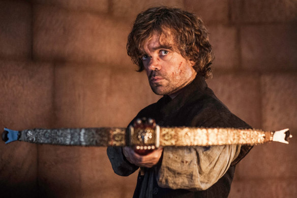 Hello father: Tyrion Lannister (Peter Dinklage) has some parting words for Tywin.