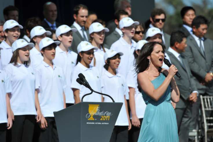 Soprano Greta Bradman singing The Australian National Anthem.