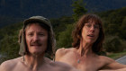 Damon Herriman as Bruno and Jackie van Beek as Laura hitch a ride in the New Zealand comedy Nude Tuesday.