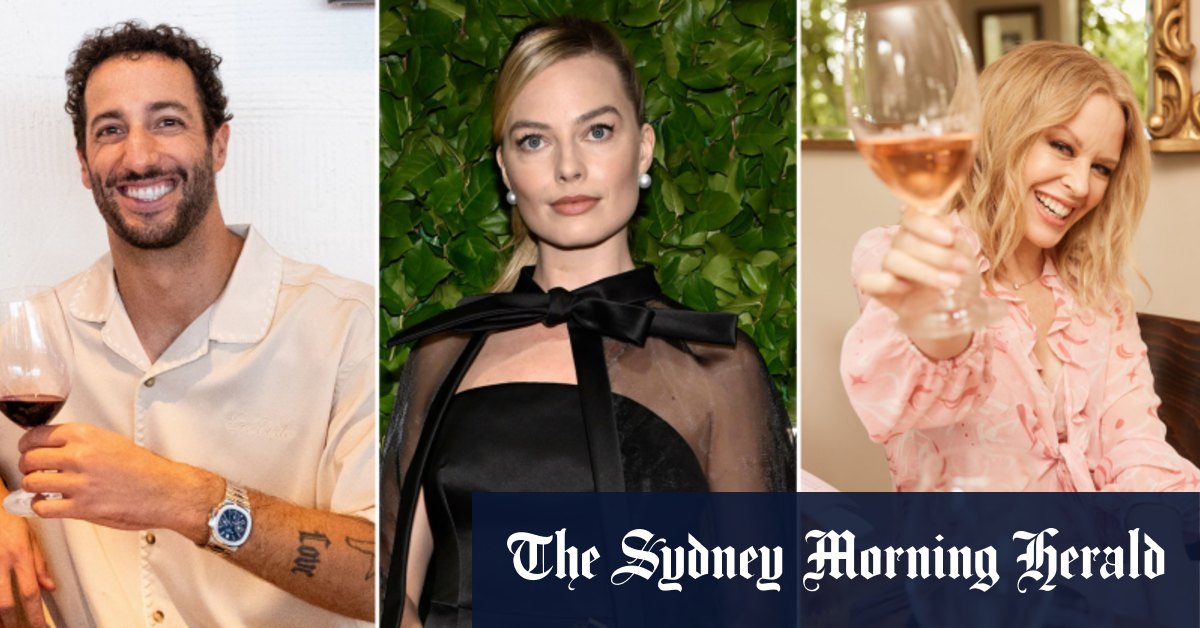 A glass of Daniel, Kylie or Margot? Why celebrities are turning to alcohol